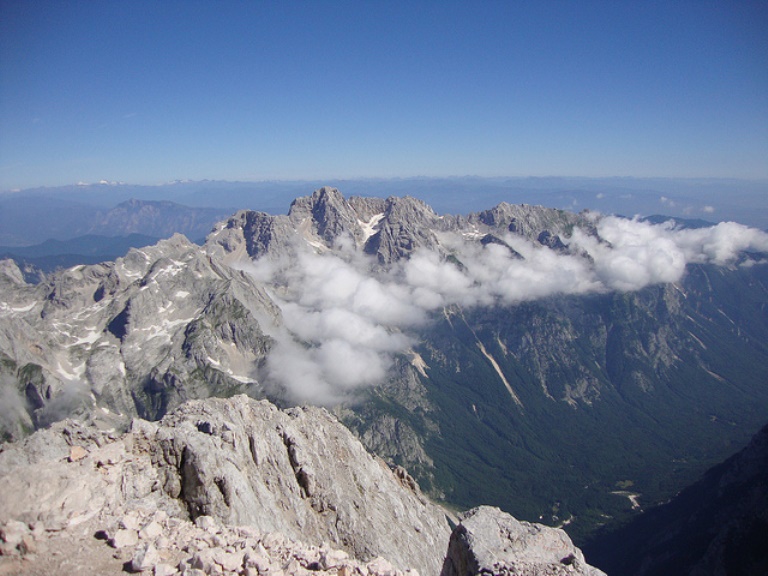 Slovene Mountain Trail
Views from Triglav Summit - © flickr user - tomazlasic