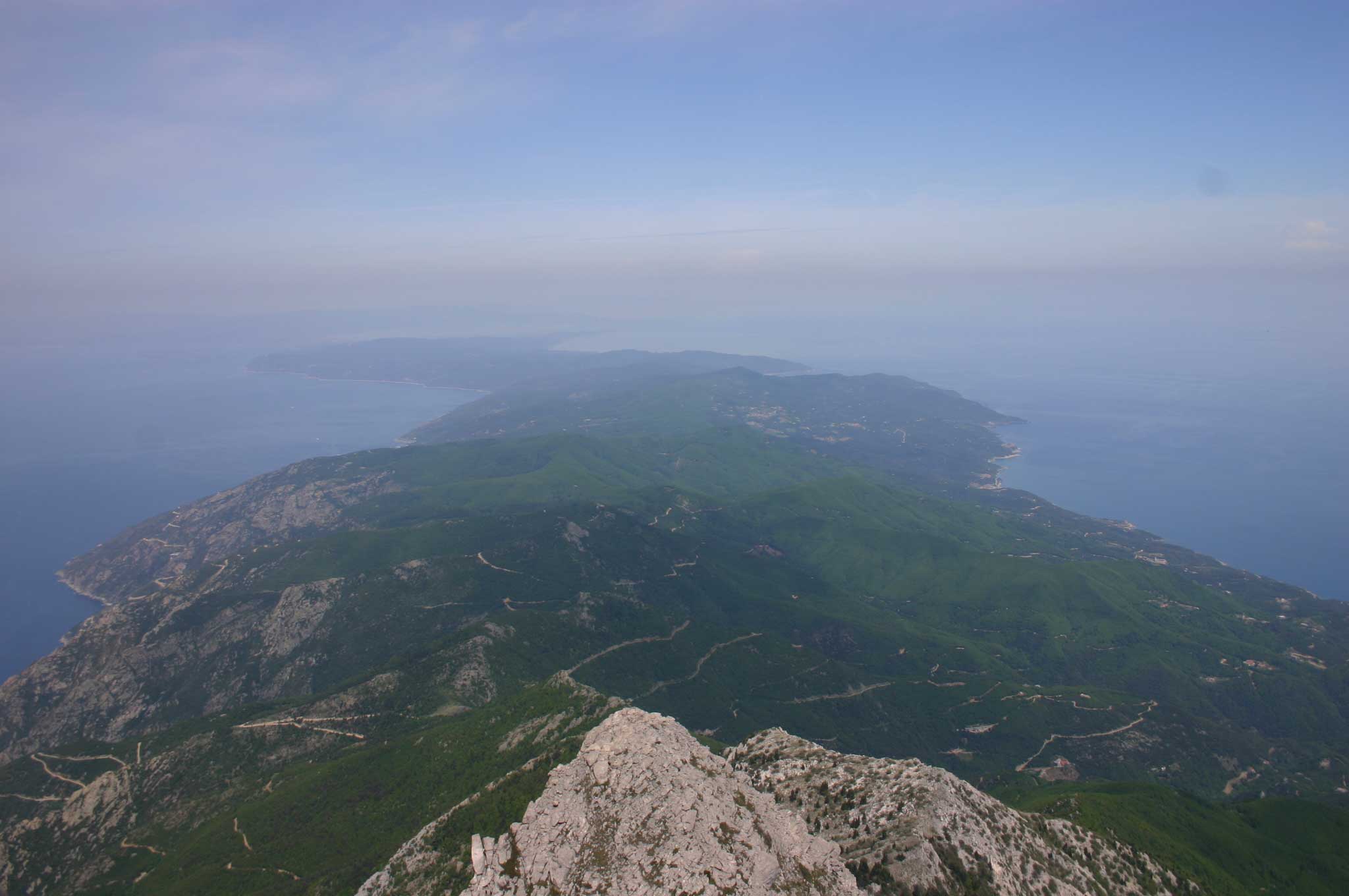 Mount Athos
Mt Athos - Along the Peninsula From Mt Athos© William Mackesy
