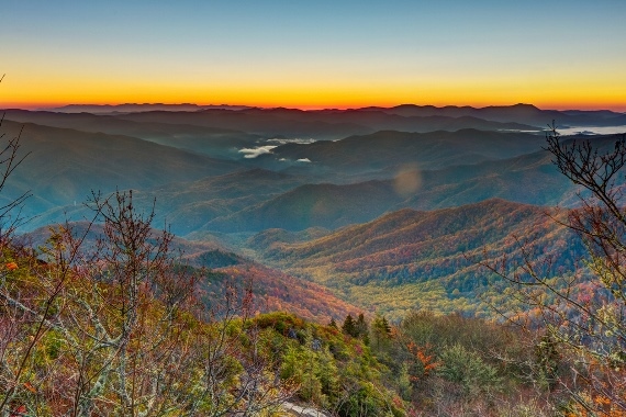 Great Smoky Mountains National Park, USA, South: Great Smoky Mountains ...
